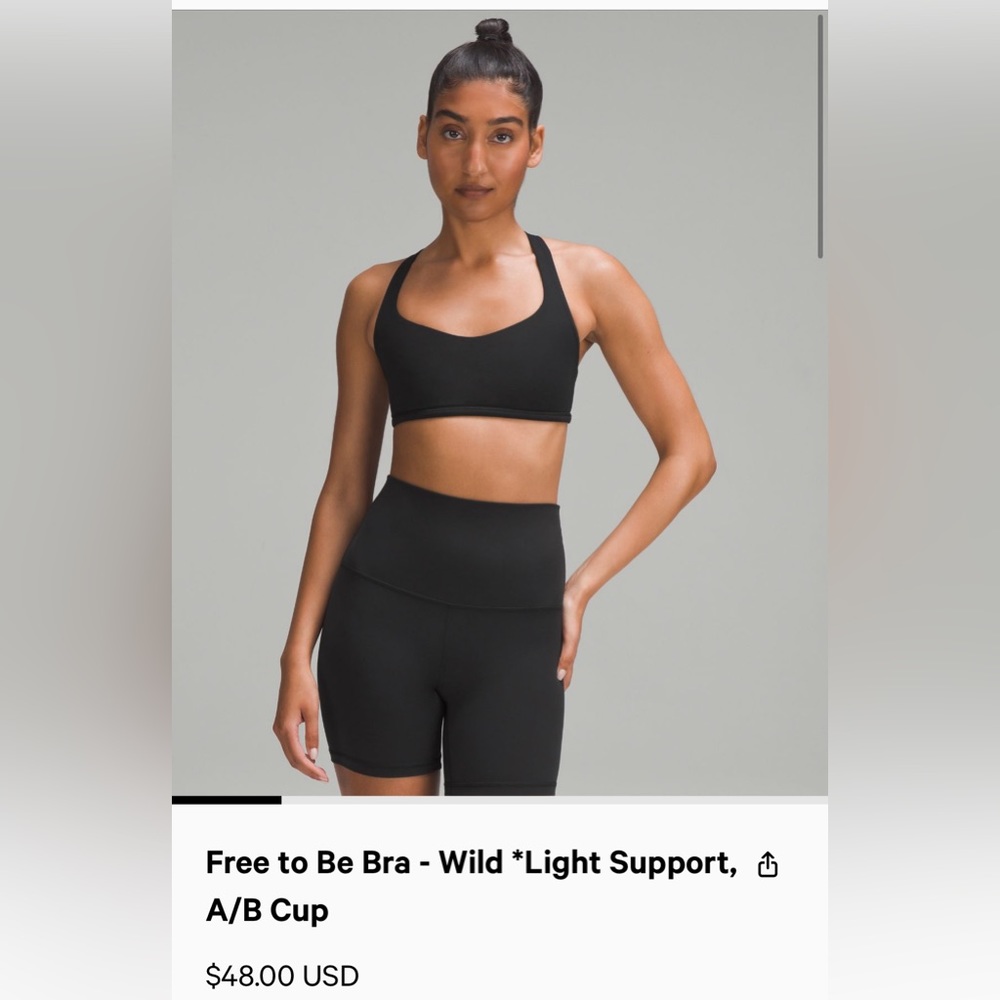 Lululemon Free to be Wilde Sports bra
